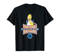Official Merchandise for The Simpsons The Simpsons T-shirts for Men, Women, Boys, and Girls; Funny Homer Simpson T-shirts for Men; Homer Simpson Shirts; Funny Shirts for Dad; The Simpsons Homer T-shirts; Funny Simpsons T-shirts Lightweight, Classic f...