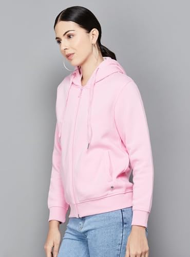 Image of ADBUCKS Women's Cotton Winter Jacket Sweatshirts Casual Drawstring Clothes Zip Up Hoodie With Front Pocket Ii Womens Hoodies Ii Womens Jacket Ii Winter Sweater Hoodie For Women & Girls