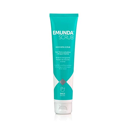 EMUNDA SCRUB | Scrub & Maschera 2in1 | Scrub esfoliante delicato | Maschera nutriente | Tutti i tipi di pelle | Dermatologicamente Testato 125 ml