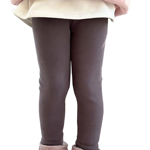 Girls' Winter Fleece Lined Tights Thermal Thicken Underwear for Kids Stretchy Basic Warm Leggings Pantihose