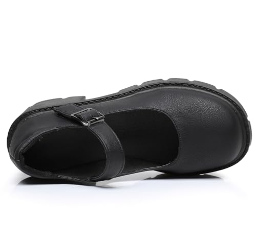 Platform Pumps Womens Gothic Lolita Shoes Mary Janes Ankle Strap Wedges Shoes4