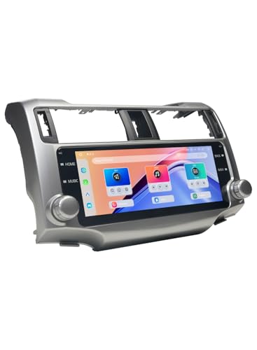 Dasaita Android 13 Radio for Toyota 4Runner 2010-2023, 2K 10.25" QLED Touchscreen, 6GB+64GB, Qualcomm 8 Core CPU, Built-in 4G Cellular, in-Dash Navigation