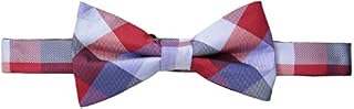 Tommy Hilfiger Men's Buffalo Tartan Pre-Tied Bow Tie, Red, One Size