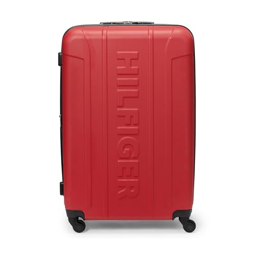 Tommy Hilfiger Unisex Luggage Check In,Red,large