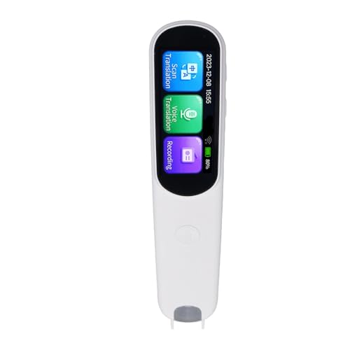 Scan Reader Pen, Digital Translation Pen Scanner, 112 Languages Translation Device & 43 Languages Scanning Pen