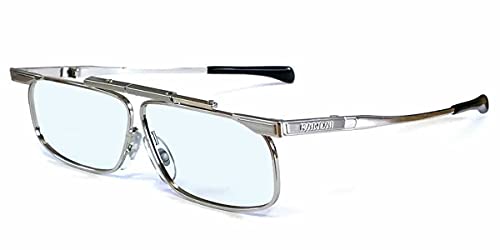 SlimFold Kanda 005 Folding Reading Glasses Ultra Slim Black Metal Frame Pocket Readers | Adjustable Bridge Travel Eyewear with Case | Magnification 1.00x product thumbnail 9