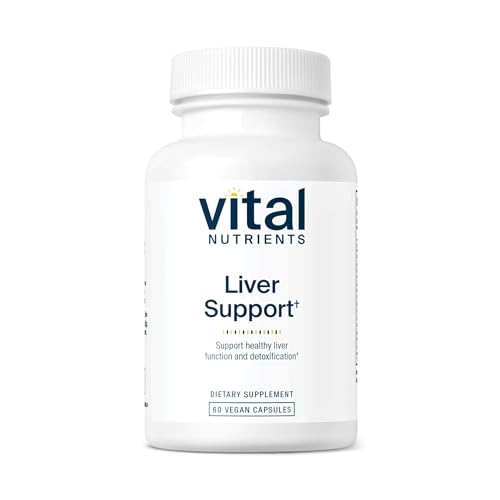 Vital Nutrients Liver Support Milk Thistle and Curcumin - Vegan Supplement - Herbal Combination to Support Healthy Liver Function* - Gluten, Dairy and Soy Free - 60 Capsules