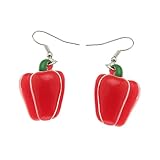 HORIALENCE Pendiente De Pimienta Joyería Decorativa Diseño De Pimiento De Dibujos Animados Para Fotografías