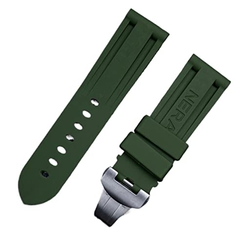 Finissez-en avec les bracelets rigides : découvrez le caoutchouc souple 24mm