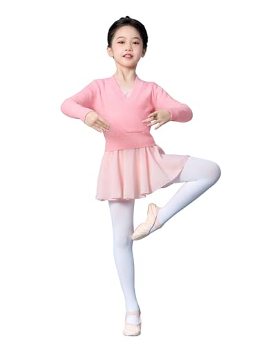 Dayrose Girl's Ballet Sweater, Soft Long Sleeve Girls Active Sweater, Pullover Girls Dance Sweater for Ballet/Warm Ups3