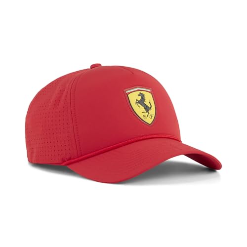 Puma Ferrari Race Trucker Cap Rosso Corsa Coperchio, Taglia Unica Unisex-Bambini E Ragazzi