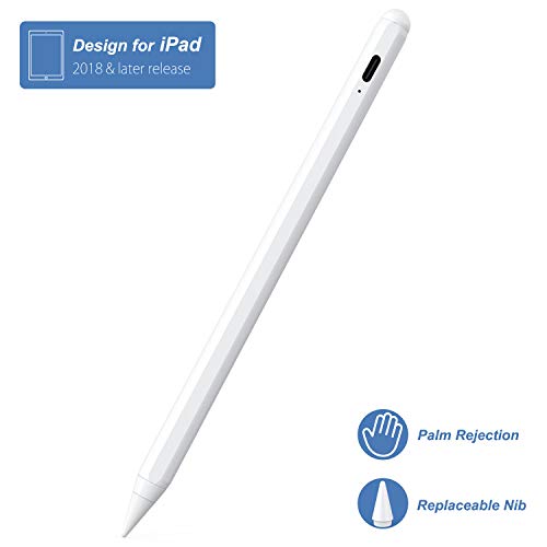 Stylus Pen for iPad with Palm Rejection, KECOW 2nd Gen Digital Pen Compatible