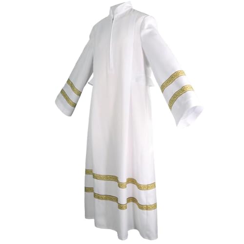 Robe de clergé d'église médiévale pour vos pièces de théâtre et fêtes - 7
