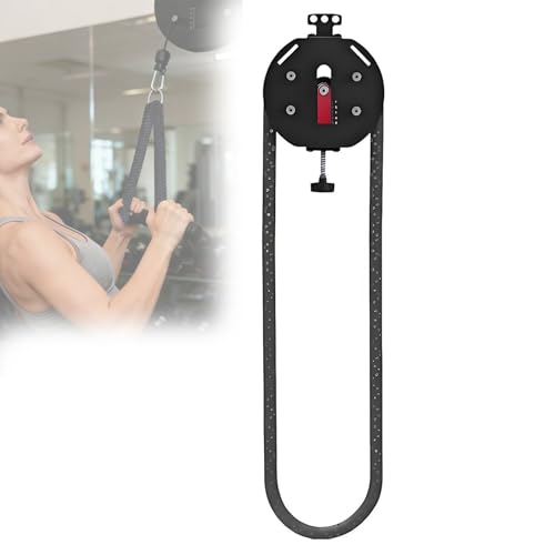Sistema de polea de cuerda sin fin de suspensión, entrenamiento de resistencia de nailon de bucle cerrado de 13 pies para gimnasio en casa, entrenamiento de fuerza