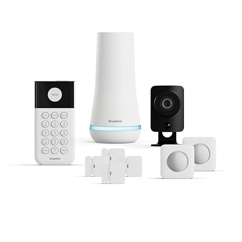 SimpliSafe 9 Piece Wireless Home Security System w/HD Camera -