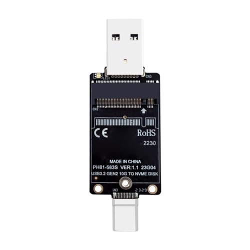 Adaptador Convertidor USB A y USB C para Disco 2230 miniatura 1