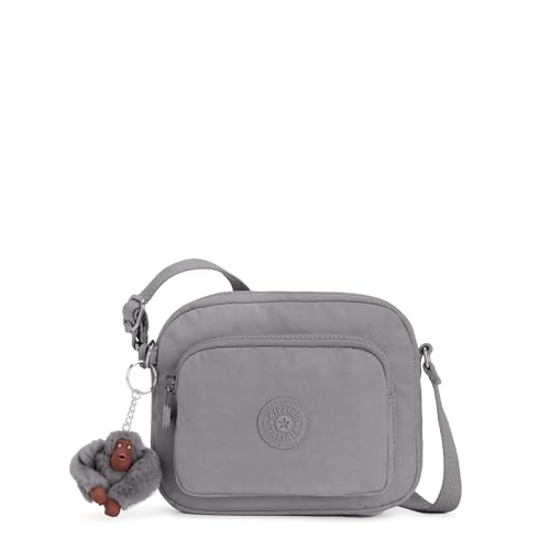 Kipling Bolsa tiracolo Hubei, Pomba cinza, 7.75''L x 6''H x 3.25''D