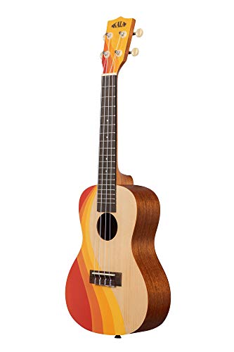 Kala Collection, 4-String Ukulele, Right, Surf Swell, Concert (KA - Image 4