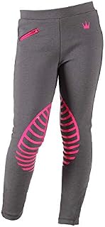 HR Farm Child's Knee Patch Silicone Grip Horse Riding Pull on Breeches