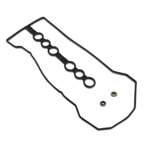 HQRNYP Engine Valve Cover Gasket Set Automotive Replacement Valve Cover Gasket Sets Car Engine Parts Cylinder Gaskets Kit Car Accessories Compatible with Toyota Chevy Pontiac Replace OEM#VS50542R