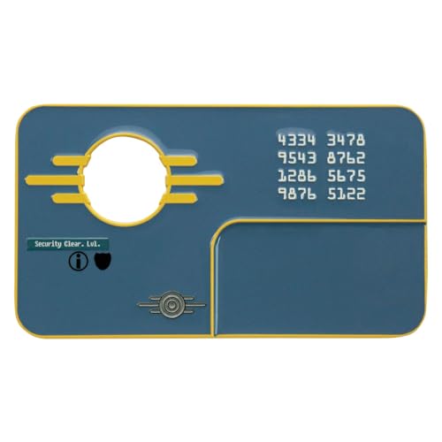 Fallout Vault Security Keycard Collectible Metal Replica