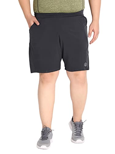 Image of CHKOKKO Men Shorts for Gym Sports or Running | Dry-Fit Fabric Single Layered Active Summer Workout Wear Knee Length Regular Fit | Elastic Waist with Front and Back Pockets