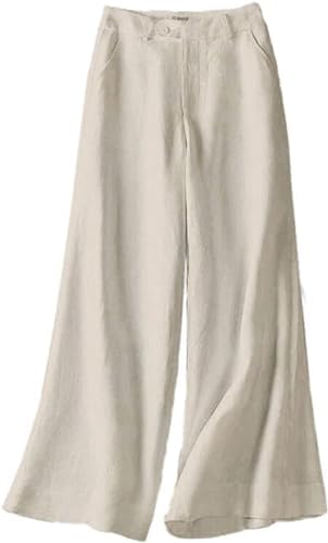 Women's Wide Leg Linen Loose Casual Oversized Pants