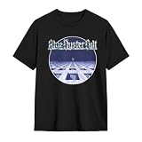 Blue Music Oyster Band Cult Men's & Women's Classic Concert Tee Band Tour Short Sleeve T-Shirt for Music Lovers XX-Large