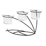  Cabilock 1pièce Bougeoir Fer Art Déco Simple Candelabre Moderne pour Décoration Intérieure pour Nouvel an Printemps Élégant Et