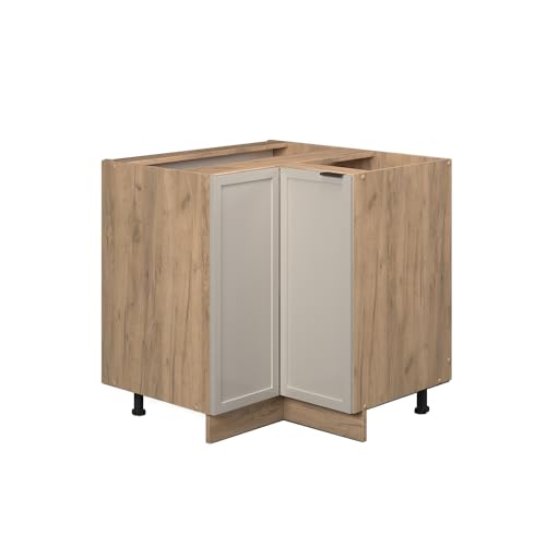 Vicco Eckunterschrank Fame-Line, GrauBeige, 80.5 cm