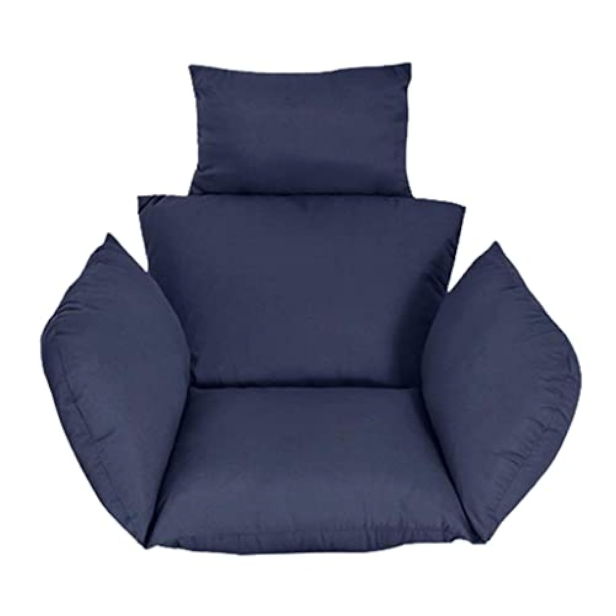 Dark Blue Cushions for Swing Hanging Egg Rattan Chair