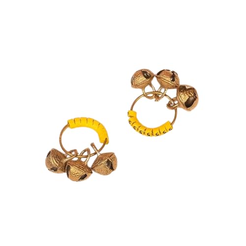 Roshankruti Ghungroo Bells Indian Anklets - Pooja Room Brass Decorative Bell | Brass Ghungroo Kadi for Pooja Aarti (B0DC4732V2) Amazon Price History, Amazon Price Tracker