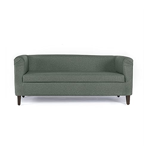 Image of Wakefit Sofa Set | 3 Year Warranty | Sofa 5 Seater, 5 Seater Sofa for Living Room, Wooden Sofa Set, Sofa Set 3+1+1 Seater - Miami(Omega : Green)