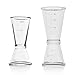 Inrigorous Lot de 2 tasses de mesure - Mesureur à alcool, double face - pour bar, fête, vin, cocktail, boisson - 10 ml/20 ml et 20 ml/40 ml