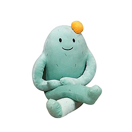 Gefülltes Pflanzenspielzeug Weiches Kaktus-Plüsch - Vivid Cute Plüsch Anime Kaktus Plüschpuppe, Lustiger Liegender Kaktus Schlafen Gefüllte Kissen Kawaii Spielzeug für Zuhause Kissendekoration Cover