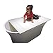 LwBathtub tray Pokrycie wanny z PCW, ochrona przed kurzem, składana, pokrywa izolacyjna do wanny (wymiary: 70 x 150 x 1,2 cm)