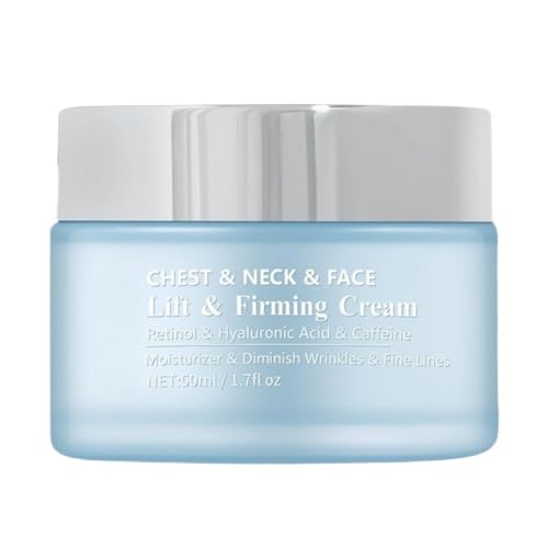 Crema Reafirmante Para Cuello 50ml Crema Reafirmante Para Cuello Y Escote | Hidratante Alisadora Y Tensor Cuidado Facial Y Corporal Para Mujeres Piel Sensible Día Viaje