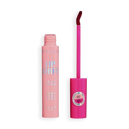 Image of Revolution Lip Shift Peel Off Lip Stain, Long-Lasting Lip Tint with Bold Pigment, Lightweight Formula, Vegan & Cruelty-Free, Celestial Pink, 2.5ml