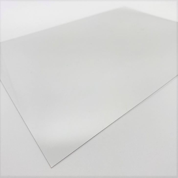 Suzuki Plastics PET Board (G), Transparent, Thickness 0.02 inches (0.4 mm), A4 Size
