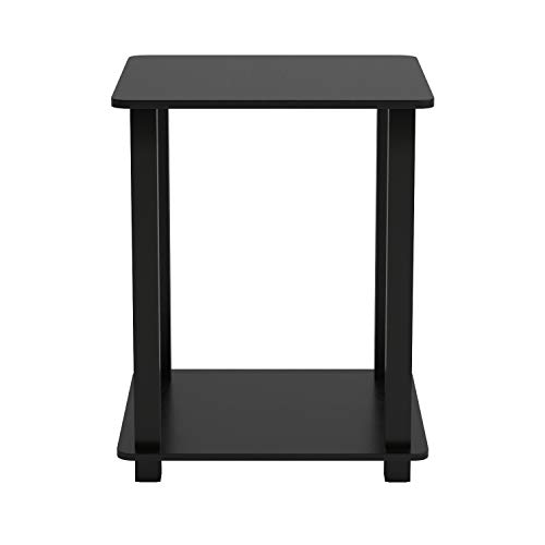 Furinno Simplistic End Table, Espresso/Black