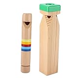 Matériau en hêtre : adoptant un matériau en hêtre de qualité supérieure et une excellente finition, le sifflet de train a une surface lisse et une durabilité supplémentaire.