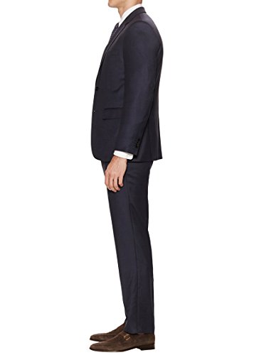 DTI GV Executive Men's Modern Fit Two Button 2 Piece Suit Jacket Flat Front Pant4