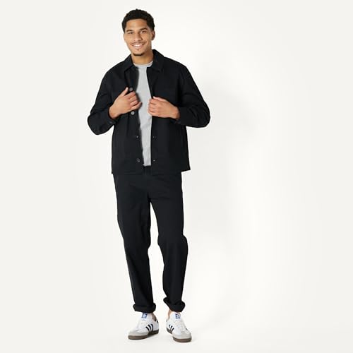 Image of Amazon Essentials Men's Relaxed-Fit Stretch Cotton Utility Jacket with Multi Pockets