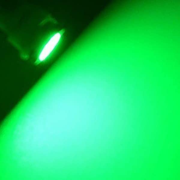 Britelites 10x T10 8-SMD Verde Luces LED para Auto miniatura 2