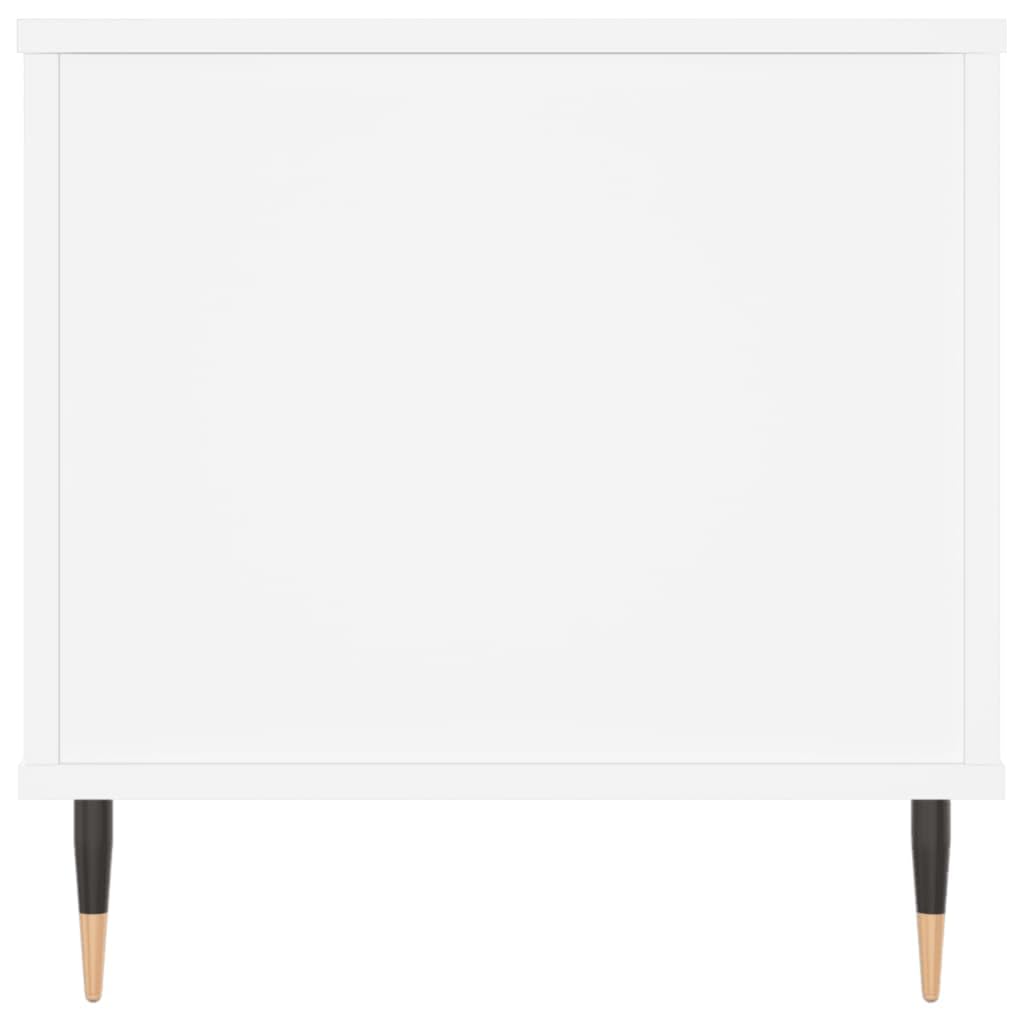 Homgoday Tavolino da caffè bianco 90 x 44,5 x 45 cm, in legno ingegnerizzato, tavolino da tè per soggiorno, sala d'accoglienza degli ospiti, camera da letto e ufficio mobili tipo 1