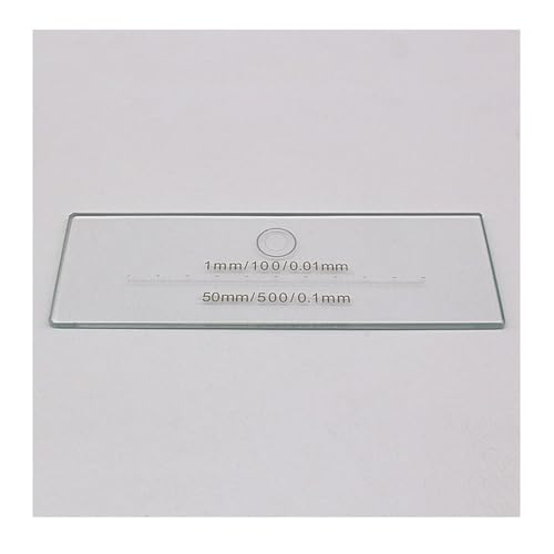 Micromètre de microscope 100 x 0,01 mm de haute précision pour calibration linéaire