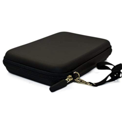 Teastar 7" Inch Hard Carrying Travel Gps Case Zipper Bag Pouch Cover Gps Protective For 6" 7" Gps Navigation Garmin Drivesmart 76 65 66 Dezl Otr 700 780 2797Lmt 2798Lmt Tomtom Magellan Roadmate Black #TOP4