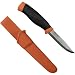 Morakniv Companion Heavy Duty Knife with Stainless Steel Blade, 4.1-inch, Orange