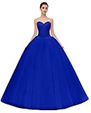 Likedpage Women's Ball Gown Bridal Wedding Dresses Royalblue US4