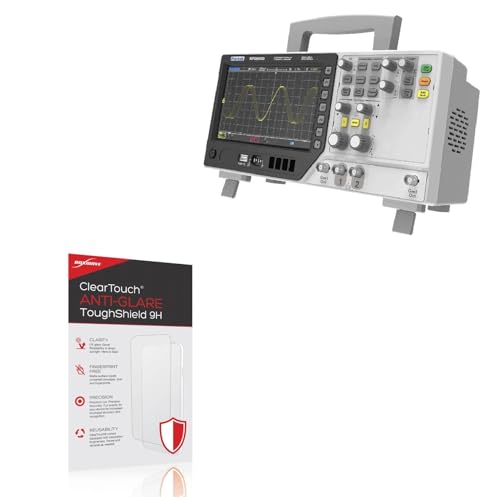 BoxWave Screen Protector Compatible With Hantek DPO6102B - ClearTouch Anti-Glare ToughShield 9H (2-Pack), Anti-Glare 9H Tough Flexible Film Screen Protector